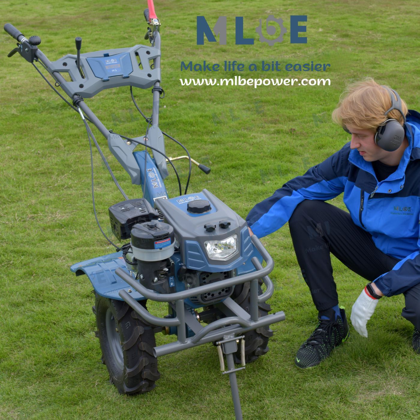 MLBE Gasoline Power Weeder /Motocultivator/freza/motoenxada/motoazada/motoculture with 170F 7hp engine-ML1000