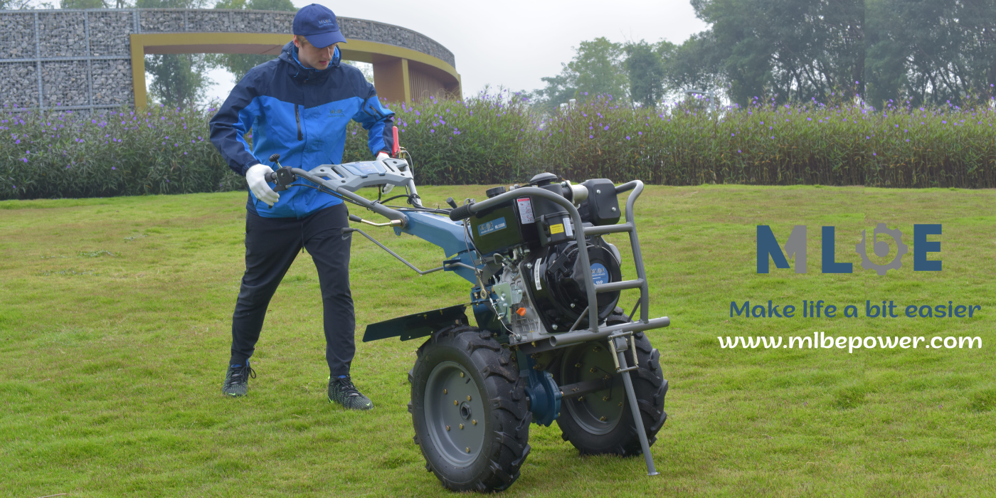 ML1350DE Diesel Power Tiller/Kultivator/Cultivator Gear Driven with 186FA Engine Electric Start
